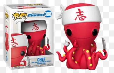 Disney - Monsters Inc Chef Pop Vinyl Figure Funko Pixar png