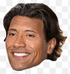 Transparent Pretty The Rock Gif - Bald Celebrities With Hair Png,Dwayne Johnson Png