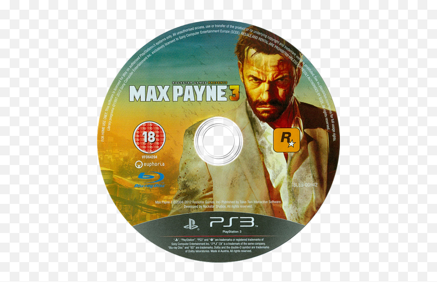 Bles00942 - Cd Png,Max Payne Png