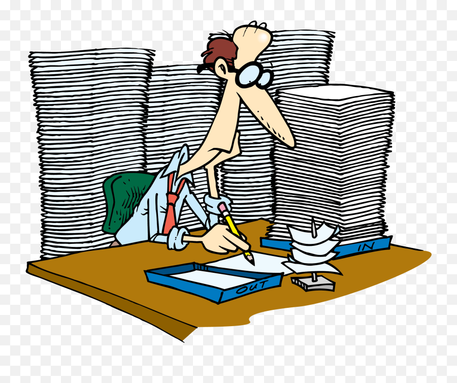 Workaholic - Too Much Work Clip Art Png Download Full Too Much Clipart,Working Png