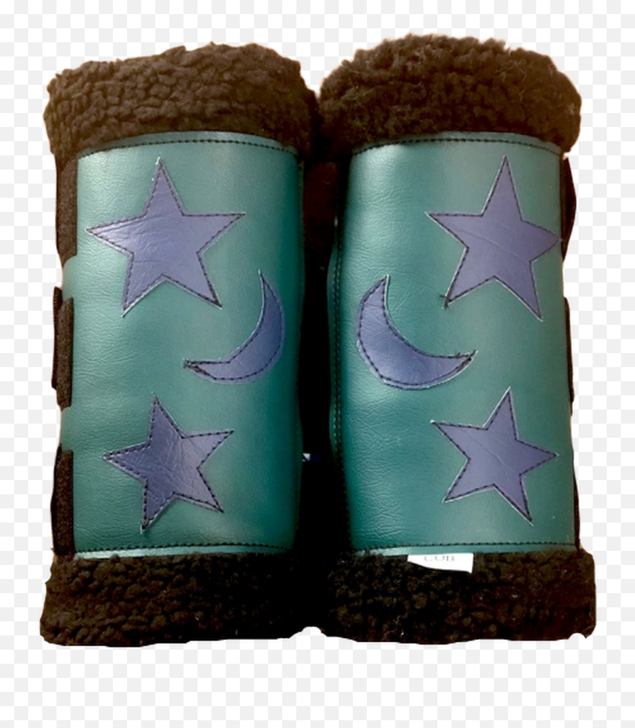 Sherpa Boots Green Blue Stars Cob Png