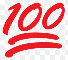 100 Emoji Transparent Png