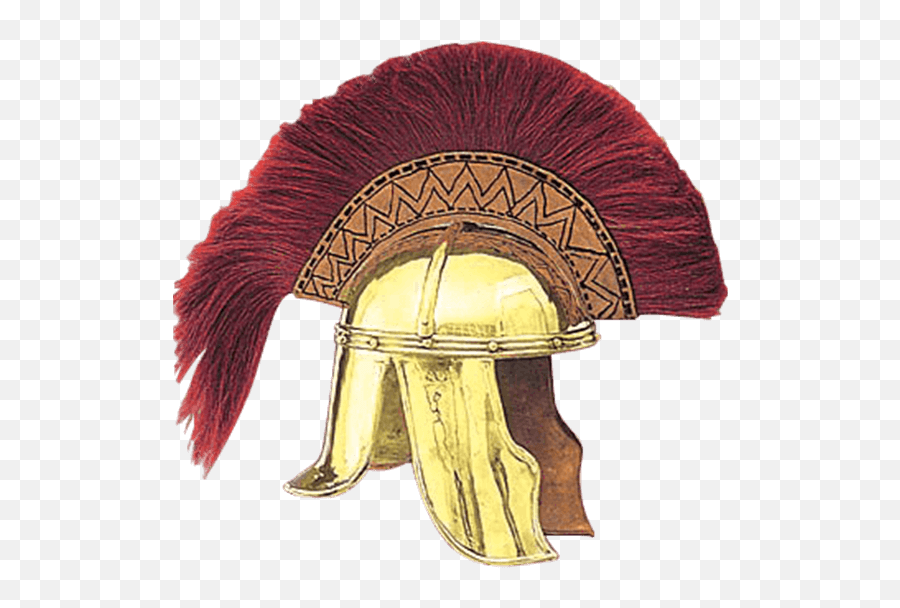 Download Brass Cavalier Roman Helmet - Roman Helmet Transparent Png,Roman Helmet Png