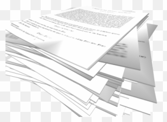 Small Stack Of Papers - Document png