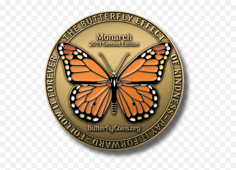 Download How Do Butterfly Coins Work - Monarch Butterfly Butterfly Coin Png,Monarch Png