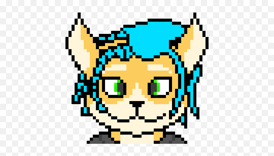 Ah Yes Fox Mccloud With Cameou0027s Hair Pixel Art Maker - Pixel Art Png,Fox Mccloud Png