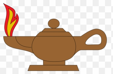 Lantern Clipart Camp - Oil Lamp Symbol Transparent Png,Aladdin Lamp Png