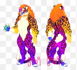 Sold Rainbow Leopard By Gatorbite - Fur Affinity Dot Net Art Rainbow Leopard Png,Lisa Frank Png