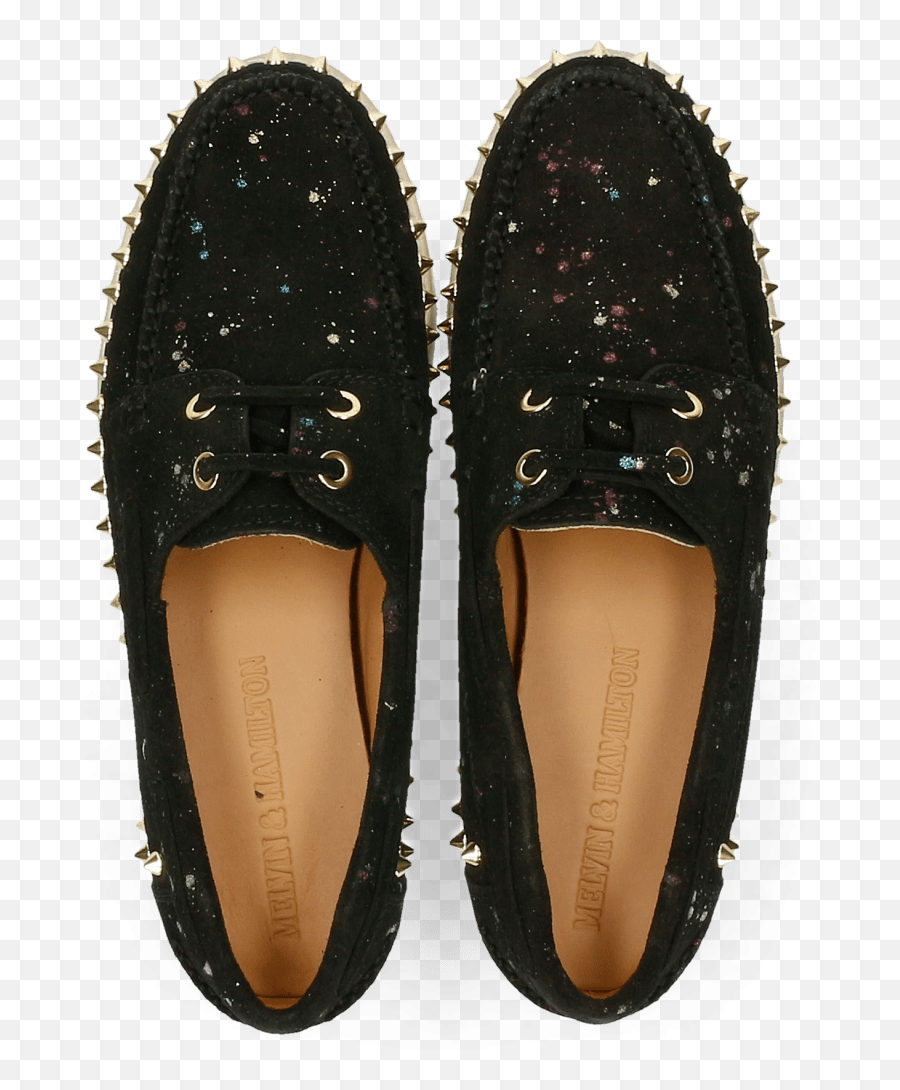 Black Dots Png - Loafers Ally 1 Black Dots Multi Slipon Round Toe,Black Dots Png
