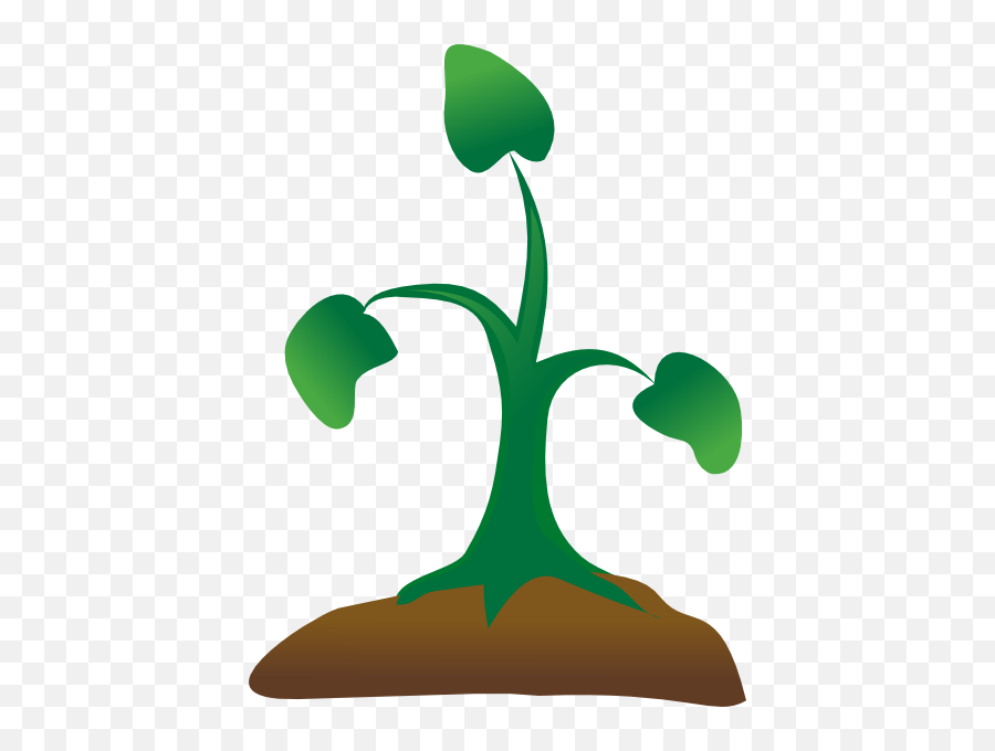 Download Seedling Clipart Sapling Cute - Young Plant Clipart Png,Seedling Png