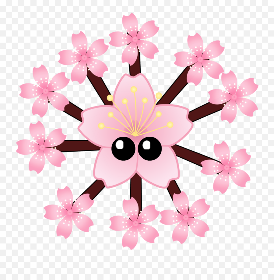 Cherry Blossom Flower Png - Personajes De Plantas Vs Zombies 2 Rosa,Cherry Blossom Flower Png