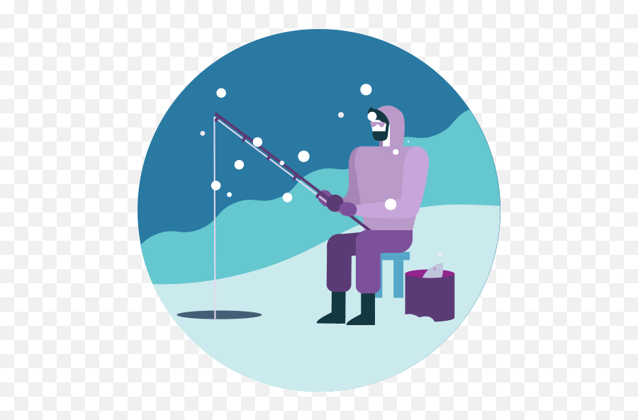 Free Animated Christmas Icons - Ice Fishing Icon Png,Anime Gif Transparent