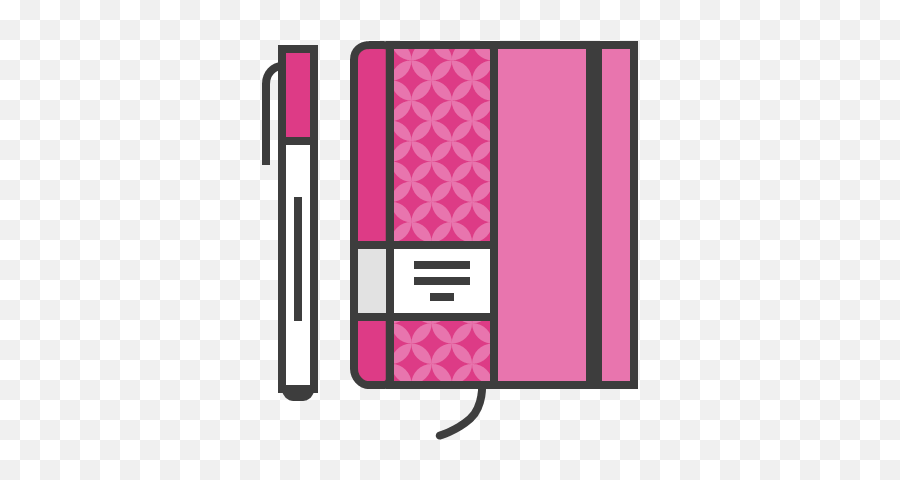 Diary Marker Note Notepad Pen Write Icon - Geest Women Kit Png,Notepad++ Logo