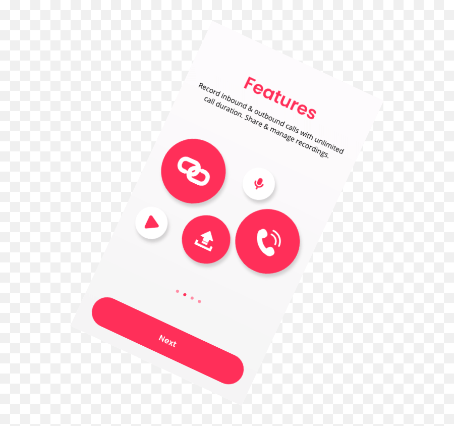 Call Recorder - Mobile And Web App Design And Development Dot Png,Call Recording Icon