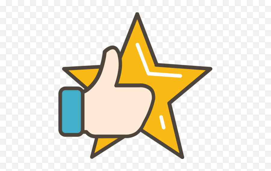 Thumbs Up Star Like Favourite Free Icon Of Asian Food Color - Language Png,Free Thumbs Up Icon