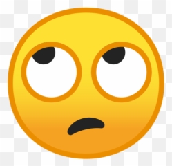 Eye Roll Emoji Meaning With Pictures - png
