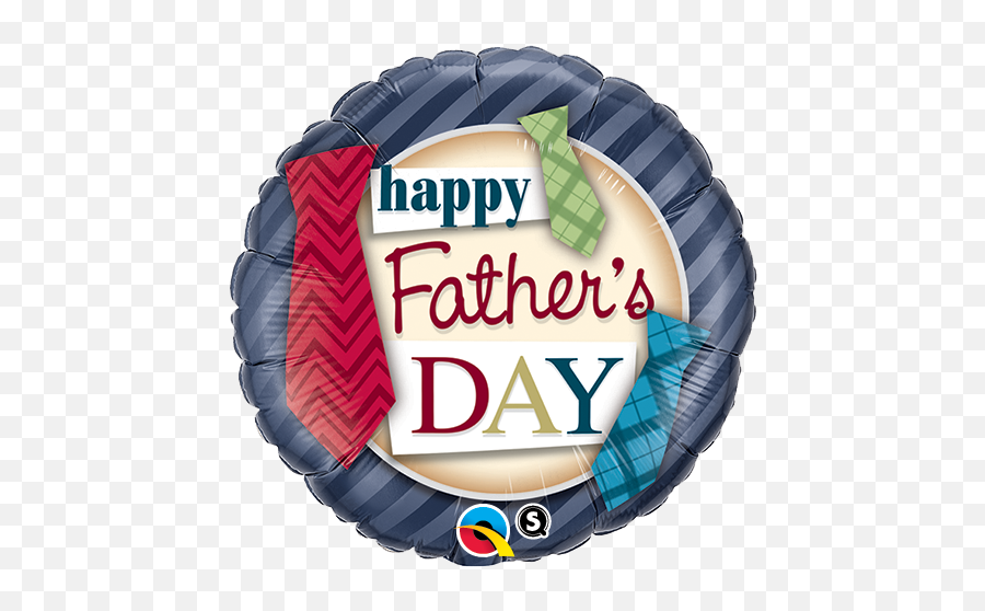 Fatheru0027s Day Ties Foil Balloon - 46cm Png Clipart Happy Fathers Day Png,Happy Father's Day Png