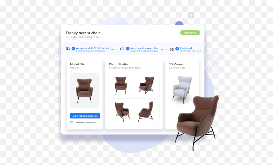3d Modelling Services Made Simple And Affordable Coohom - Furniture Style Png,3d Model Icon
