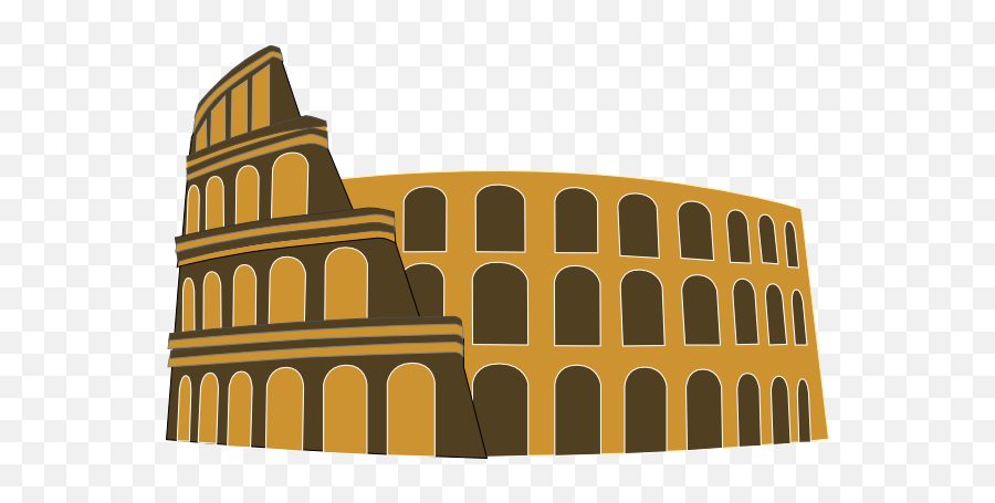Download - Rome Colosseum Cartoon Png,Colosseum Png