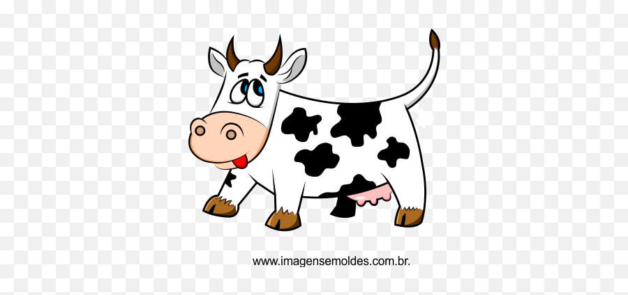 Vaca Desenho Png 4 Image - Cartoon Cow Transparent Background,Vaca Png