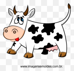 Vaca Desenho Png 4 Image - Cartoon Cow Transparent Background,Vaca Png