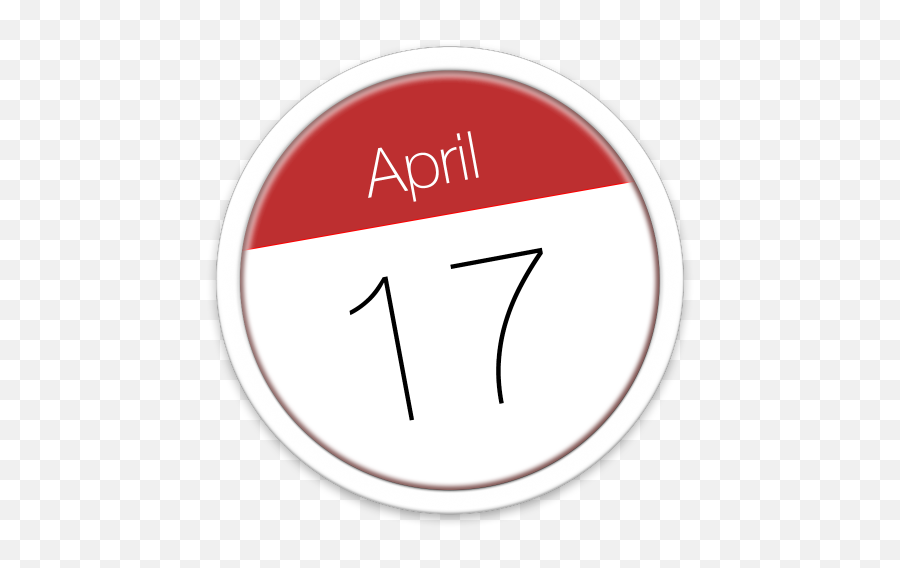 Calendar Icon Orb Os X Iconset Osullivanluke - April 17 Png,Calndar Icon