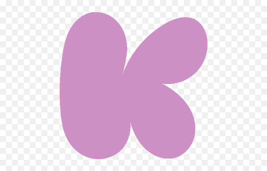 Ok Large K In Purple Bubble Letter Sticker - Ok Large K In Letter K Purple Gif K Png,Letter K Icon