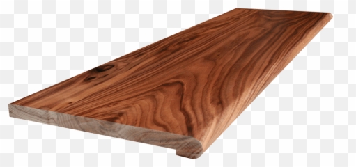 Clear Walnut Stair Tread - Thick Walnut Stair Treads Png,Walnut Transparent