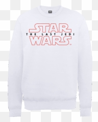 Star Wars The Last Jedi Menu0027s White Sweatshirt Png