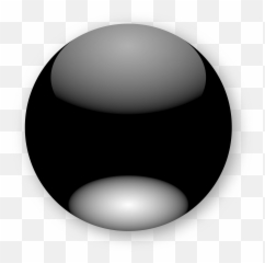 Download This Free Icons Png Design Of Round Black Button - Dot
