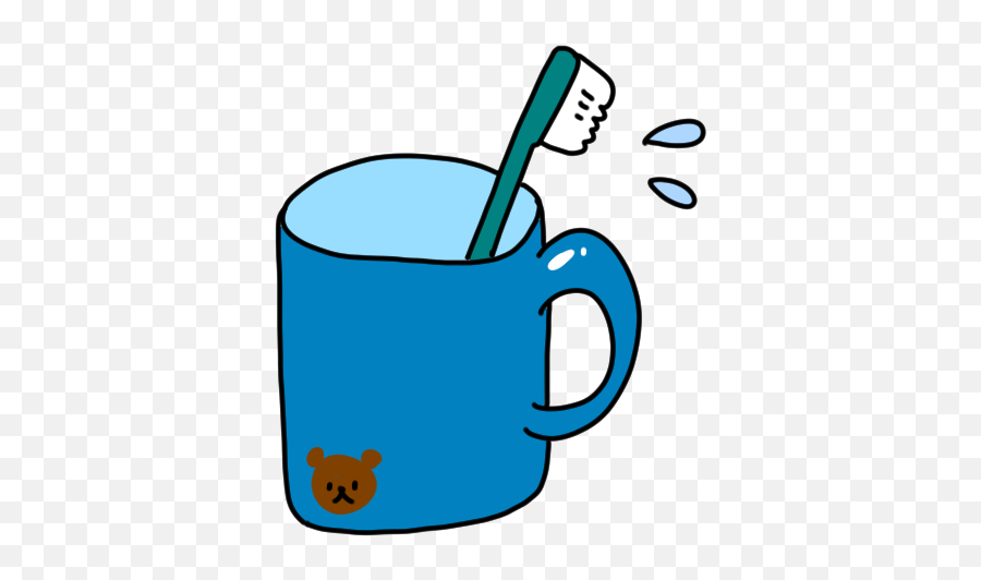 Mug Clipart Toothbrush - Png Toothbrush And Cup Clipart,Toothbrush Png