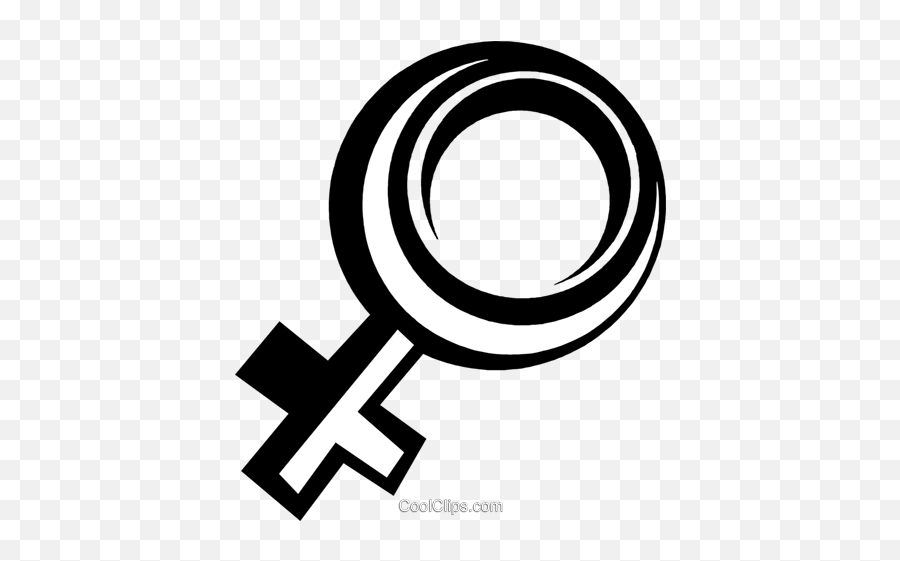 Female Symbol Royalty Free Vector Clip Art Illustration - Dot Png,Royalty Icon