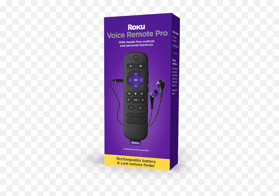 Roku Voice Remote Pro - Rcs01r Png,Icon Icontrol Pro