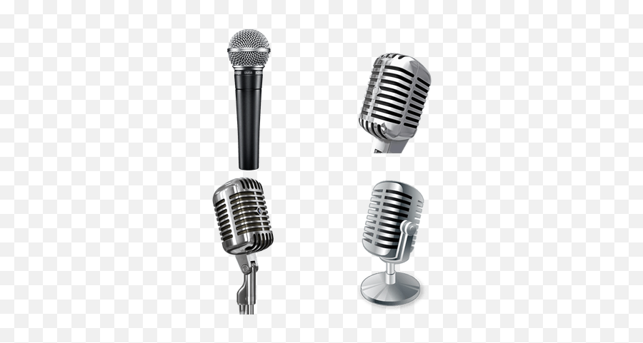 Microphones Transparent Png Images - Stickpng Old Microphone Png,Microfono Png