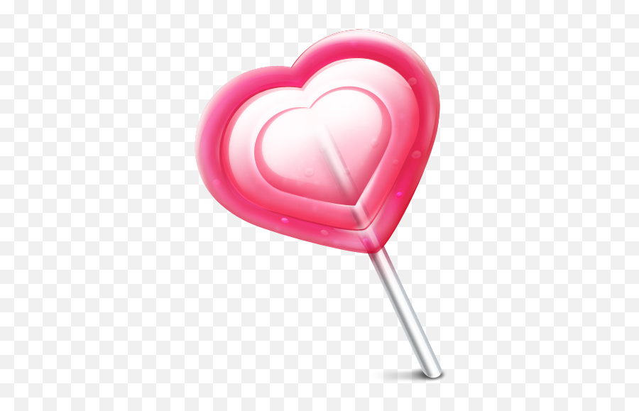 Love Heart Lolly Icon Valentines Day Iconset Miniartx - Love Heart Candy Png,Love Heart Png