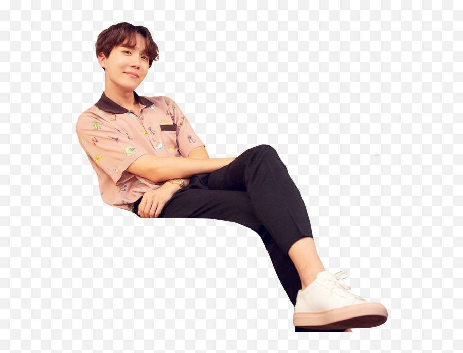 Hoseok J - Transparent Jhope Sitting Png,J Hope Png