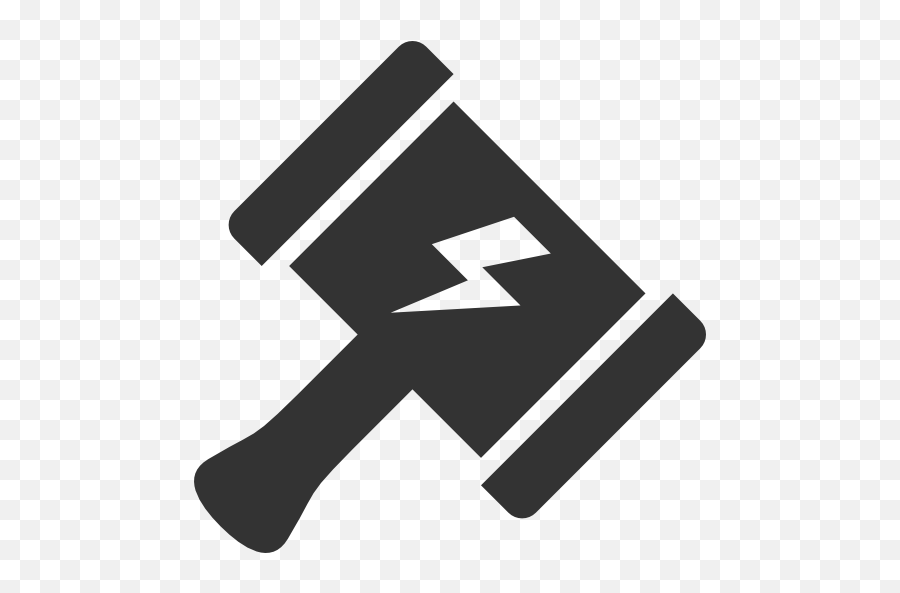 Thor Hammer Icon In Png Ico Or Icns - Thor Hammer Logo Png,Ban Hammer Png