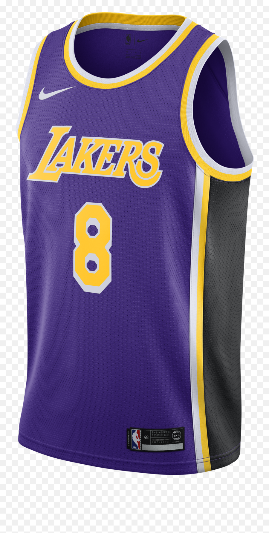 Nike Kobe Bryant Alternate La Lakers - Lakers Away Jersey Anthony Davis Png,Kobe Bryant Transparent