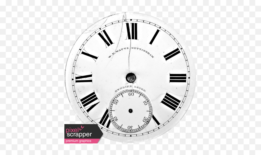 Download Clock Template - Roman Numerals Dial Png Image With Omega Pocket 1899 Watch,Roman Numerals Png