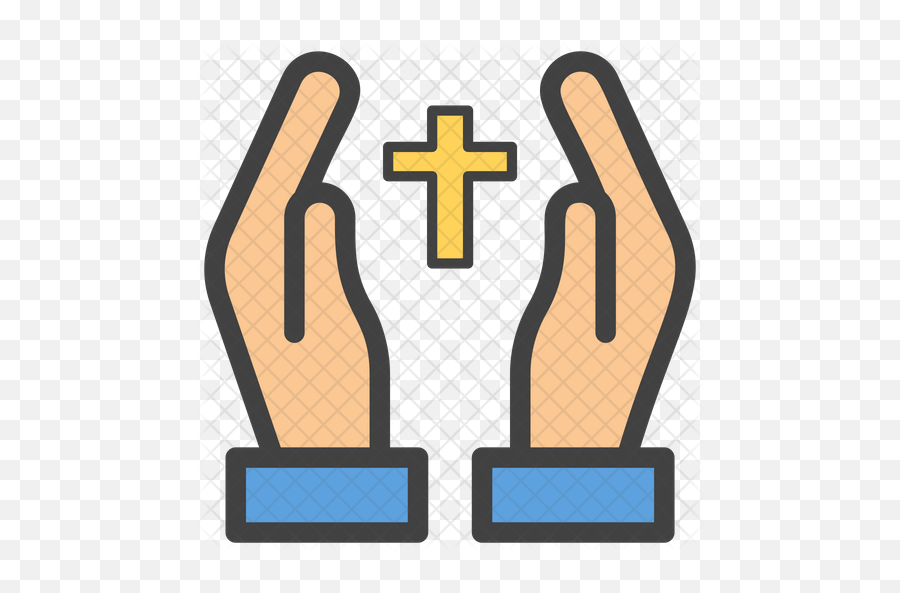 Christianity Prayer Emoji Icon Of - Cross Png,Praying Emoji Png