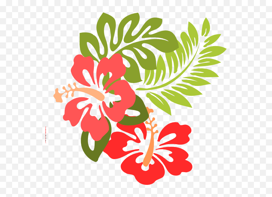 Flores Luau Png Image - Hibiscus Clip Art,Luau Png