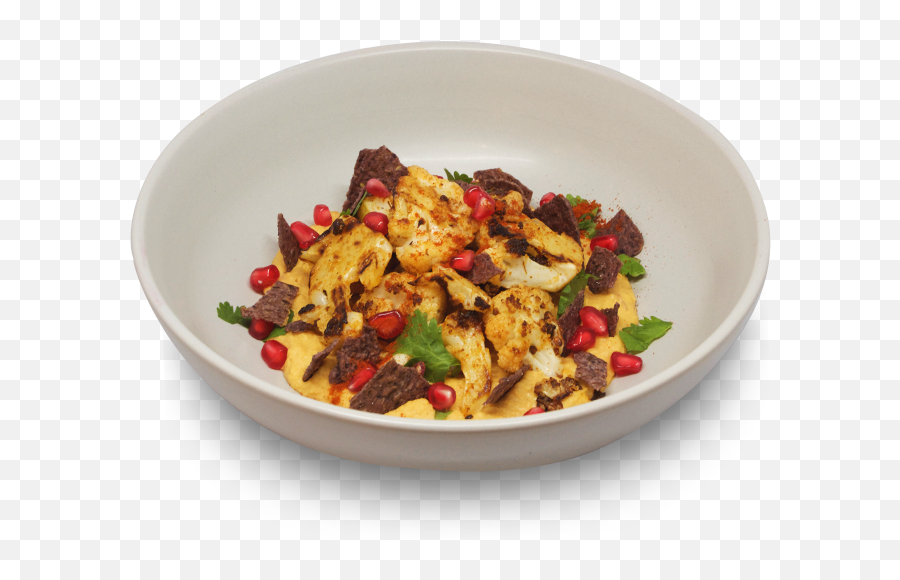 Chipotle Hummus And Spiced Cauliflower - Side Dish Png,Hummus Png