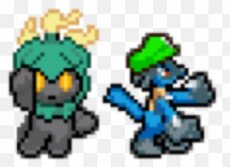 Marshadow U0026 Lucario Superstar Saga Smogon Forums - Cartoon Png,Lucario Png