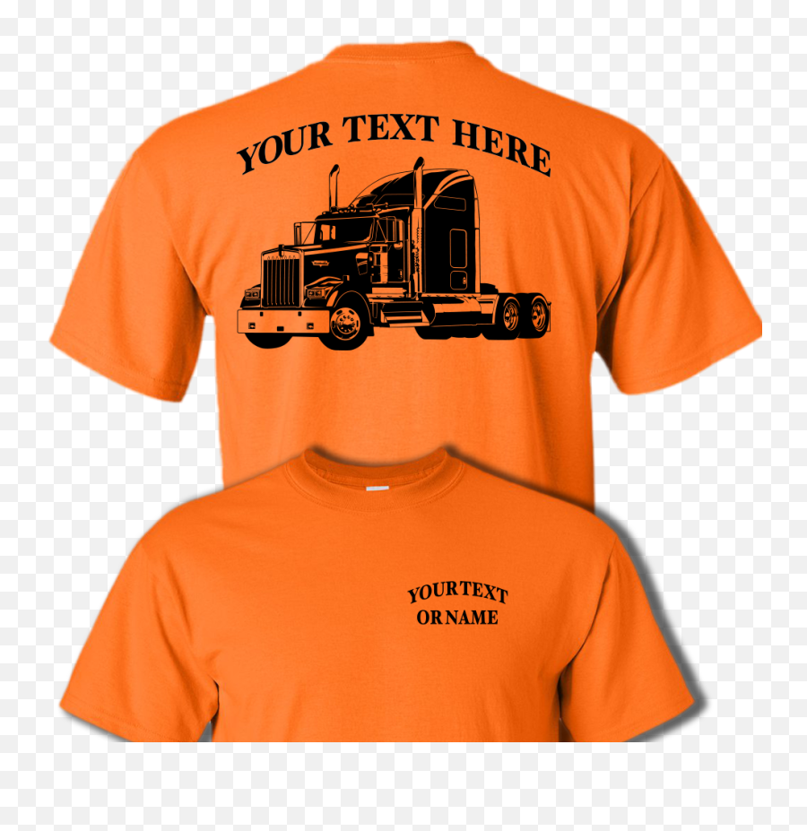 Kenworth W900 Semi Truck - 18 Wheeler T Shirts Png,18 Wheeler Png