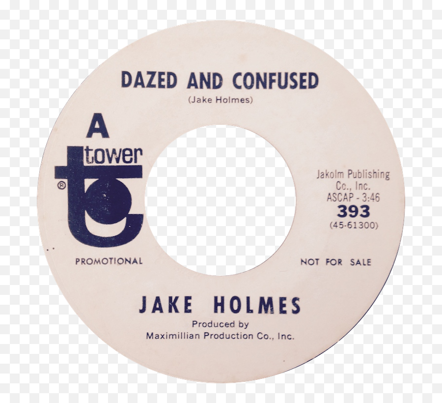 Filedazed And Confused By Jake Holmes Us Promo Vinylpng - World Peace Pagoda,Confused Png