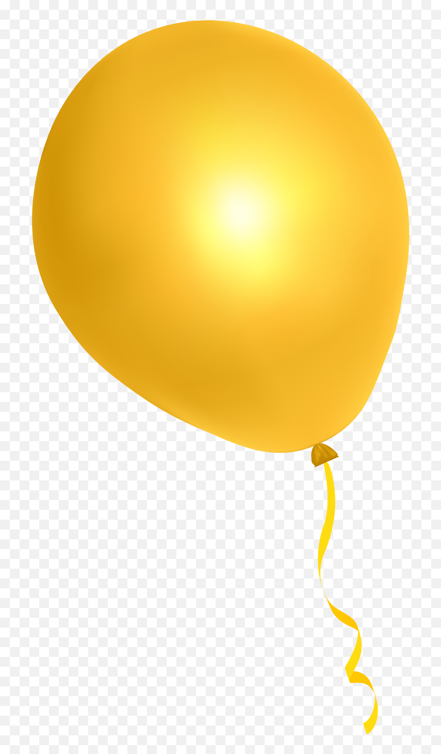 Png - Yellow Balloon Png,Balloons Clipart Transparent Background
