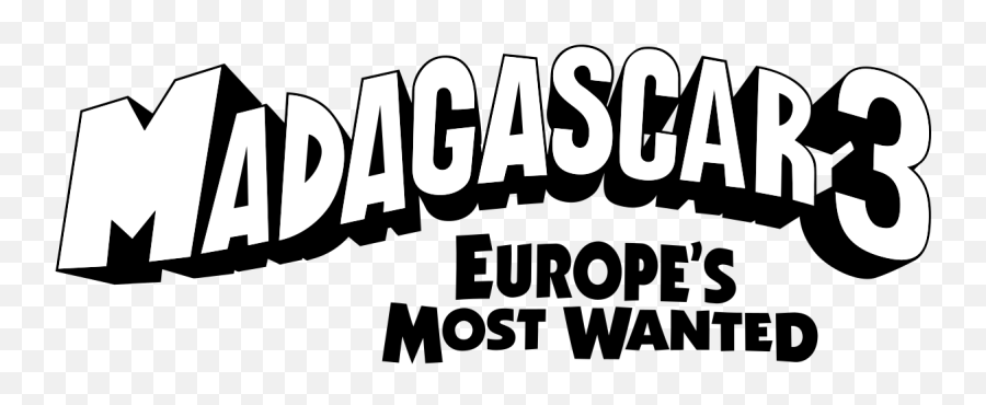 Most Wanted Logo - Madagascar 3 Most Wanted Madagascar Logo Png,Wanted Png