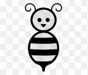 Shapes Clipart Cute - Imágenes De Abejas En Dibujos Animados Png,Cute Bee Png