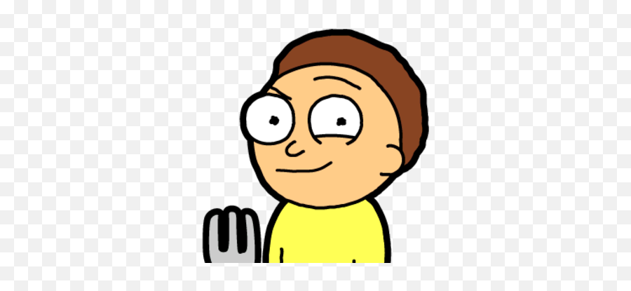 Fork Morty - Pocket Mortys Android Morty Png,Pickle Rick Face Png