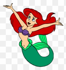 Free Disney Mermaid Cliparts Download - Ariel Little Mermaid Clipart Png,Mermaid Clipart Png
